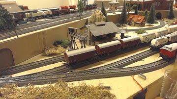 Model Railroad - Märklin BR50 Goods Train Startup