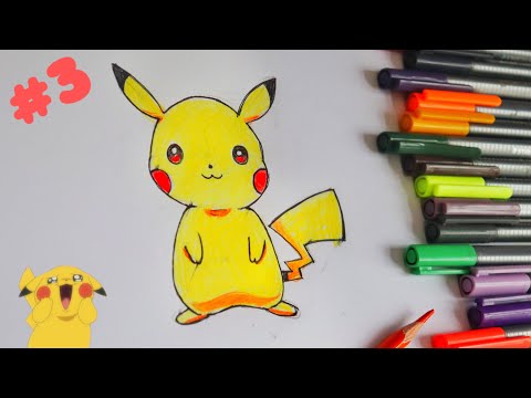 How To Draw Pikachu Very easy - როგორ დავხატოთ “პიკაჩუ” მარტივად