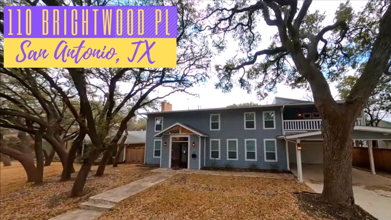 110 Brightwood Pl San Antonio, TX 78209 Real Estate Drone Tour