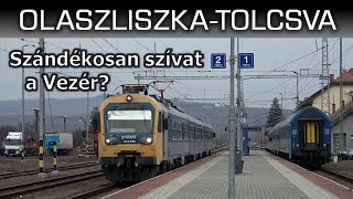 Egy kis kellemetlenség: Egyetlen IC kocsit sem adnak! | Vonatok Olaszliszka-Tolcsva állomáson 2024