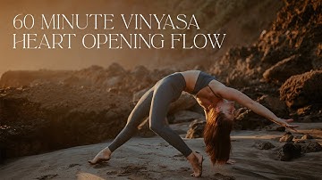 Heart openers and Backbends | Full Wheel Urdhva Dhanurasana | 60 minute Vinyasa Flow with Amy Kate