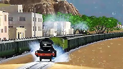 Train Sim - India Using Flying Scotsman at Rainny Day - Simulasi Kereta Api