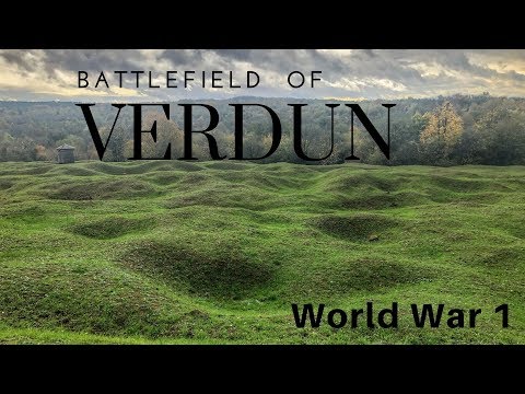 Battlefield of Verdun, France - World War 1