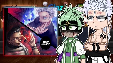 Mojuro react to Gojo vs Sukuna || GACHA 🇺🇲🇧🇷