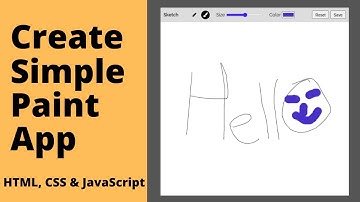 Build Simple Paint App using HTML, CSS & JavaScript | p5.js
