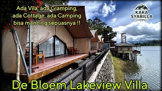 Camping sambil Mancing depan Tenda !!"De Bloem Lakeview Villa" #Viral#Camping#pangalengan #glamping 
