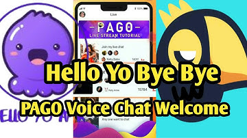 Hello Yo Bye Bye PAGO  Voice Chat Hey