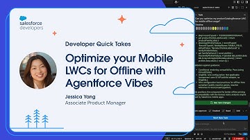 Optimize your Mobile LWCs for Offline with Agentforce Vibes | Developer Quick Takes