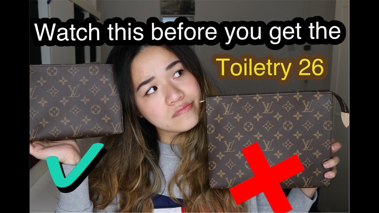 LOUIS VUITTON TOILETRY POUCH 19 vs 26 🤔 // What Fits & What I Use Each For  😉 