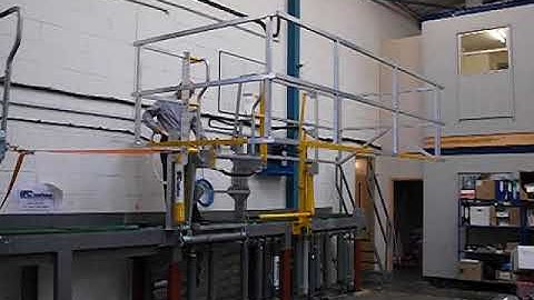 Total Tanker Safety Cage with Folding Steps