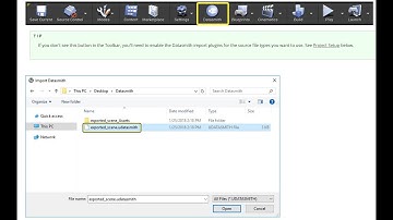 UE4 _ Enable the Datasmith import plugins for FBX file