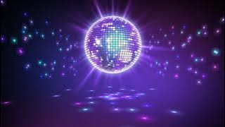 Spinning Purple Disco Ball Vj Loop - Disco Ball Animation Party Background