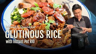 Chinese Glutinous Rice Recipe in less than an hour! with Instant Pot RIO