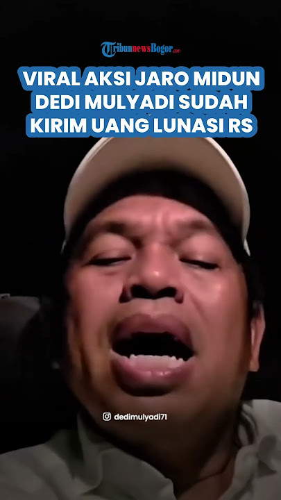 LANGSUNG DILUNASI DEDI MULYADI! Viral Aksi Kades Jaro Midun Jaminkan STNK Bayar Biaya RS Warganya