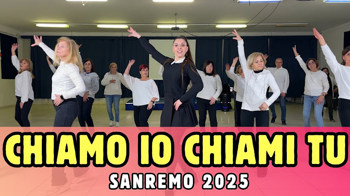 CHIAMO IO CHIAMI TU - Gaia - Sanremo 2025 - COREOGRAFIA - Ballo di Gruppo - Social Dance