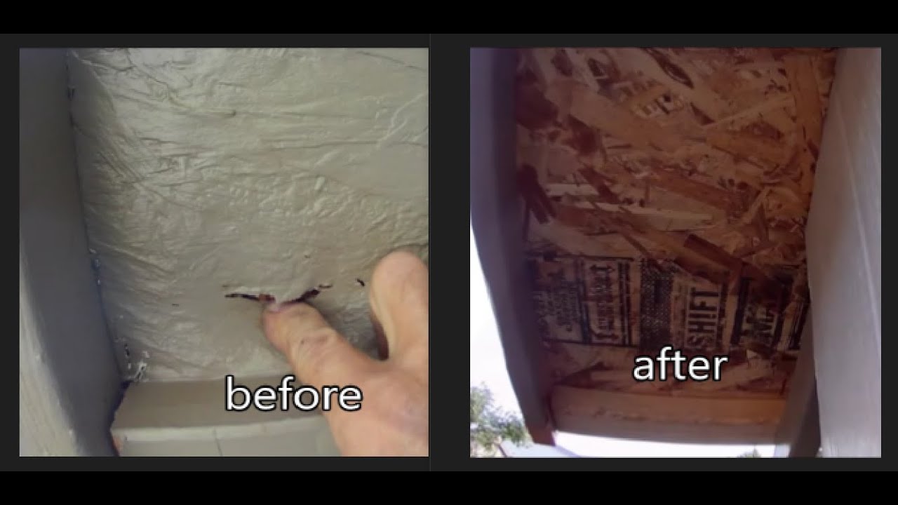 how to repair rotted roof plywood useful trick to DIY YouTube