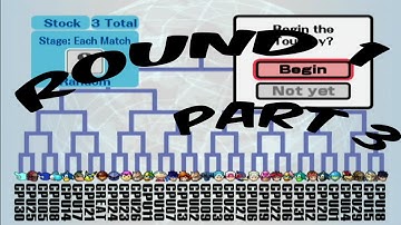 Super Smash Bros Tournament round 1 part 3