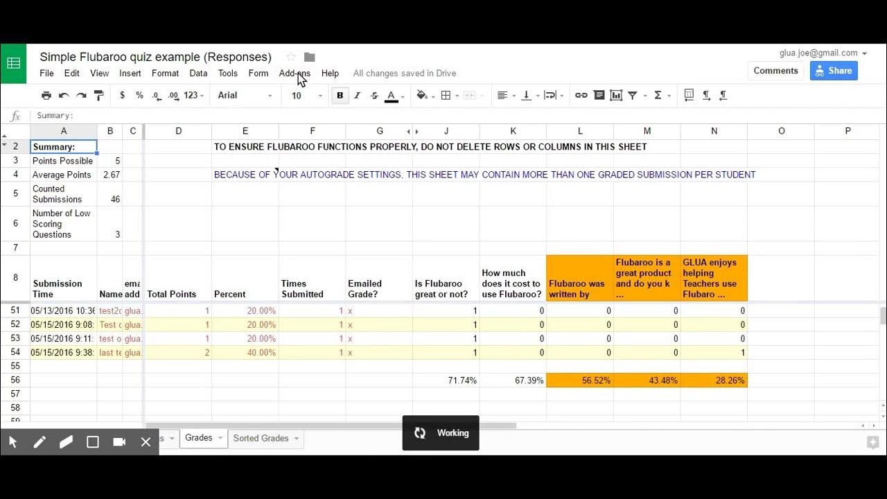 Sorting the Grade information in another sheet using a Query formula YouTube