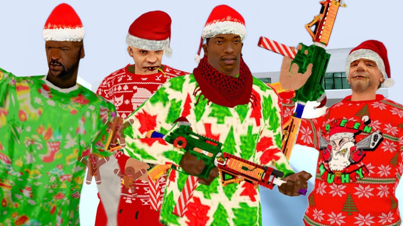 La misión navideña de CJ y sus amigos - GTA: San Andreas Loquendo [Especial de Navidad 2024]