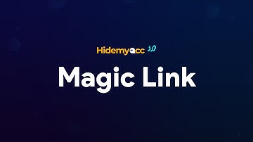 Hidemyacc 3.0 | Create multiple profiles with MAGIC LINK