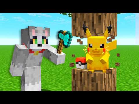 Minecraft Pero Los Bloques Dan POKÉMON ALEATORIOS