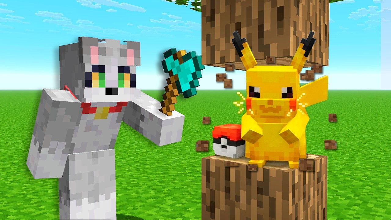 Minecraft Pero Los Bloques Dan POKÉMON ALEATORIOS