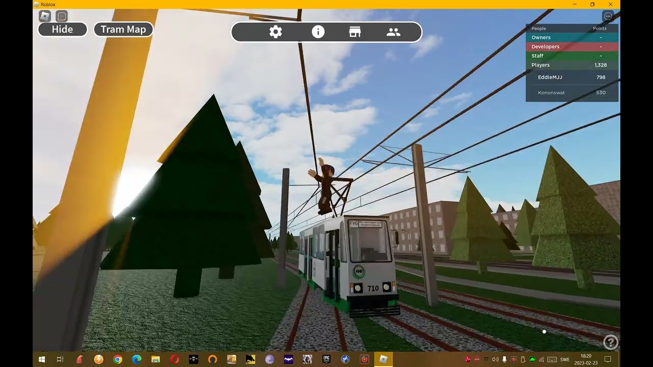 Roblox - Tram and bus simulator part 4