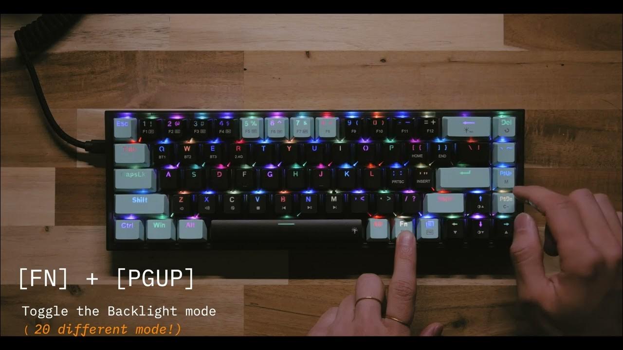 How to Change Backlight on Redragon K631 PRO SE Keyboard? (Quick & Easy