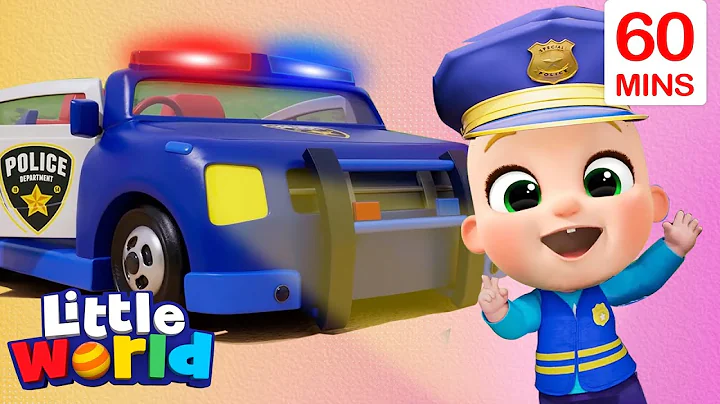 Police Car Song | Safety | + More Kids Songs & Nursery Rhymes by Little World