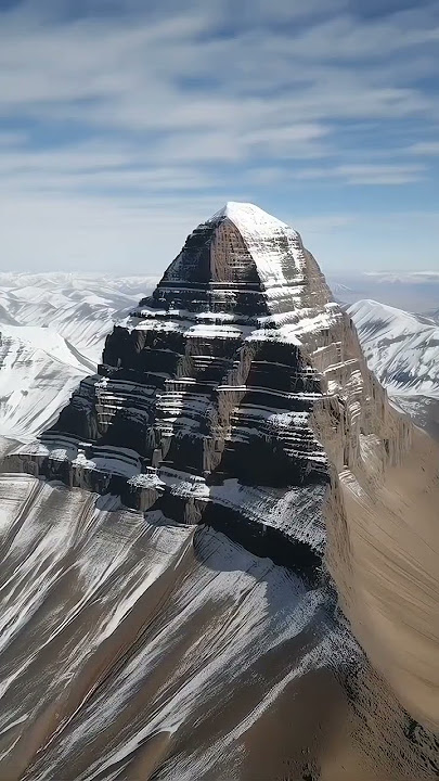 Kailash Mountain 🔱 Back Side View 🔱 Holy Kailash