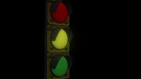 Stop Light: Maya  3D Modeling & Procedural Animation