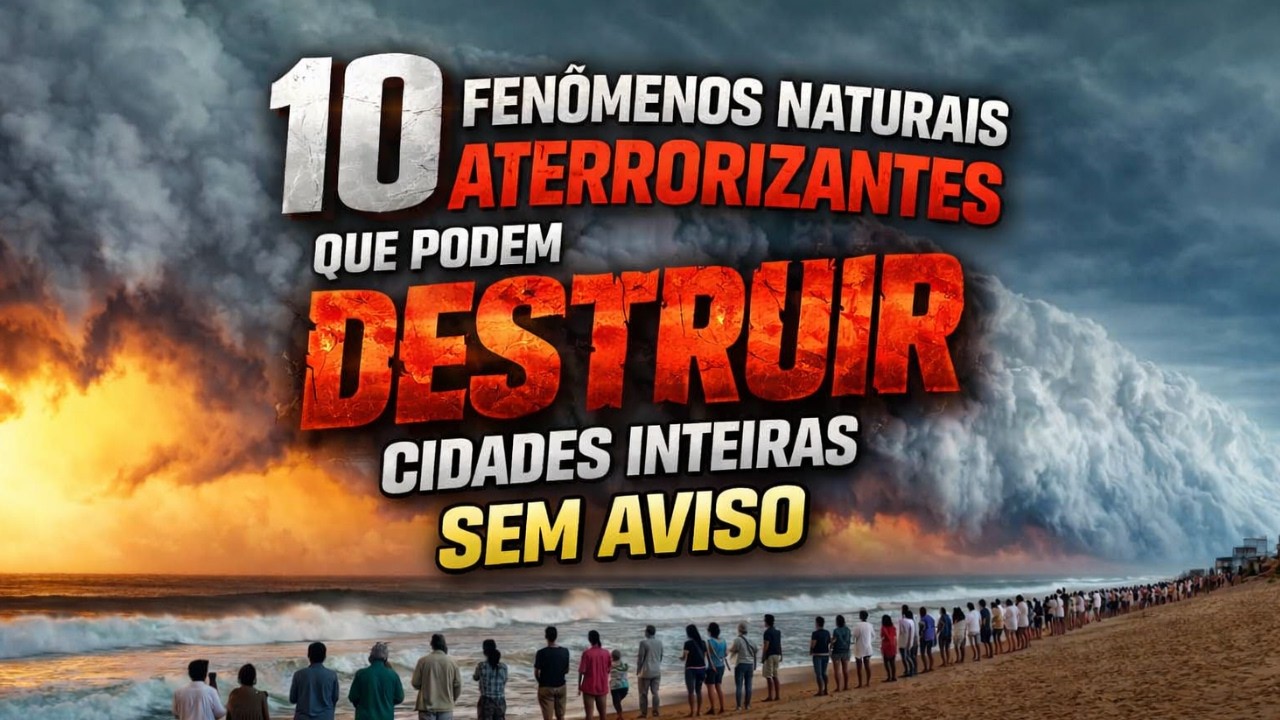 Fenômenos Naturais Perigosos Que Podem DESTRUIR Cidades em Minutos