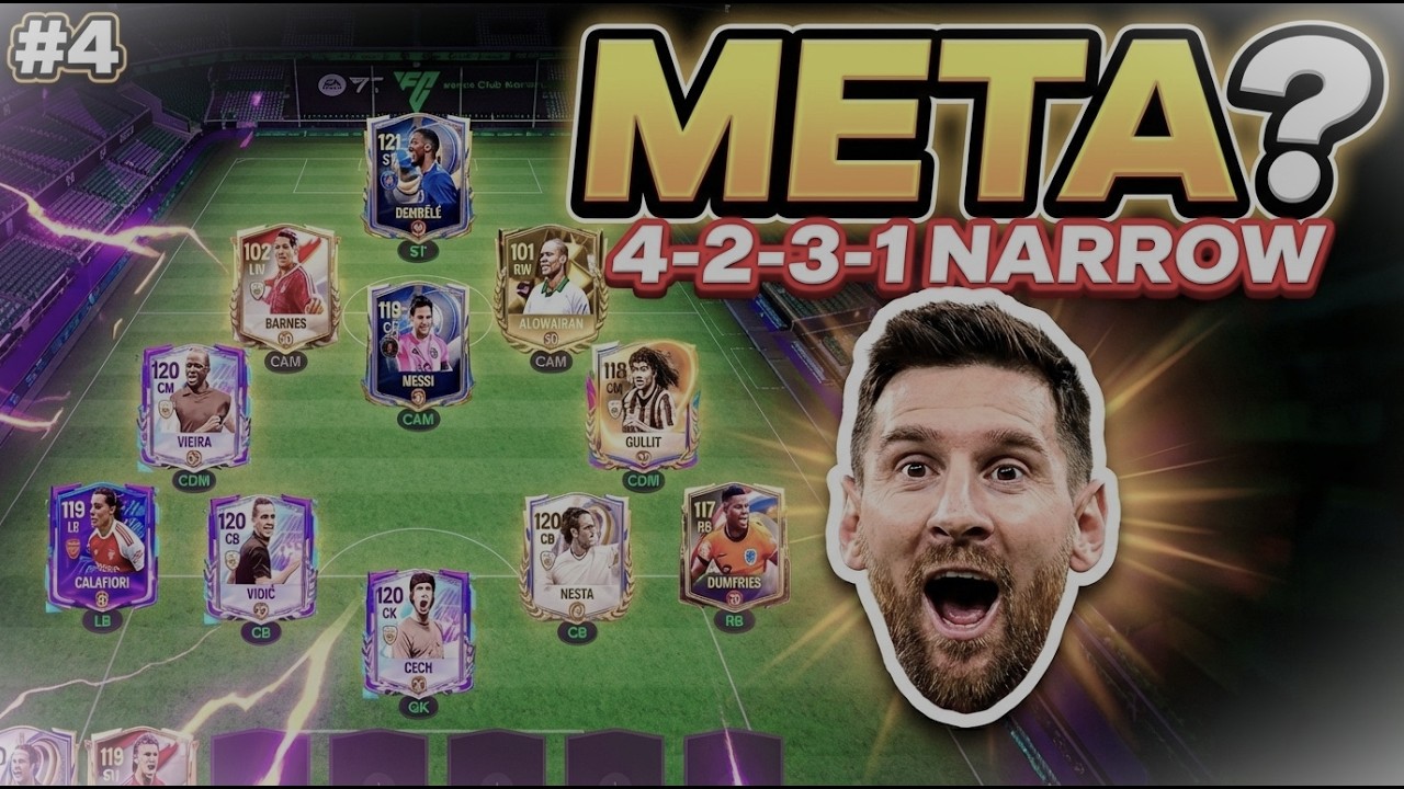 4-2-3-1 Narrow Is Broken? 😳 | FC Mobile