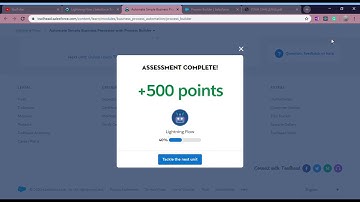 Automate Simple Bussiness Process with Process Builder Trailhead Challenge