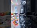 Rainbow 🌈 vs Lightning ⚡ Epoxy Floor – Which Side Wins? #epoxy #shorts