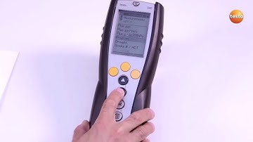 testo 340 Combustion Analyser - Key Functions
