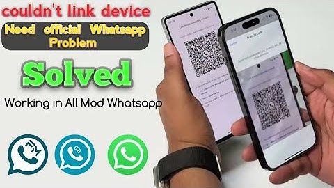 FIX: WhatsApp Couldn