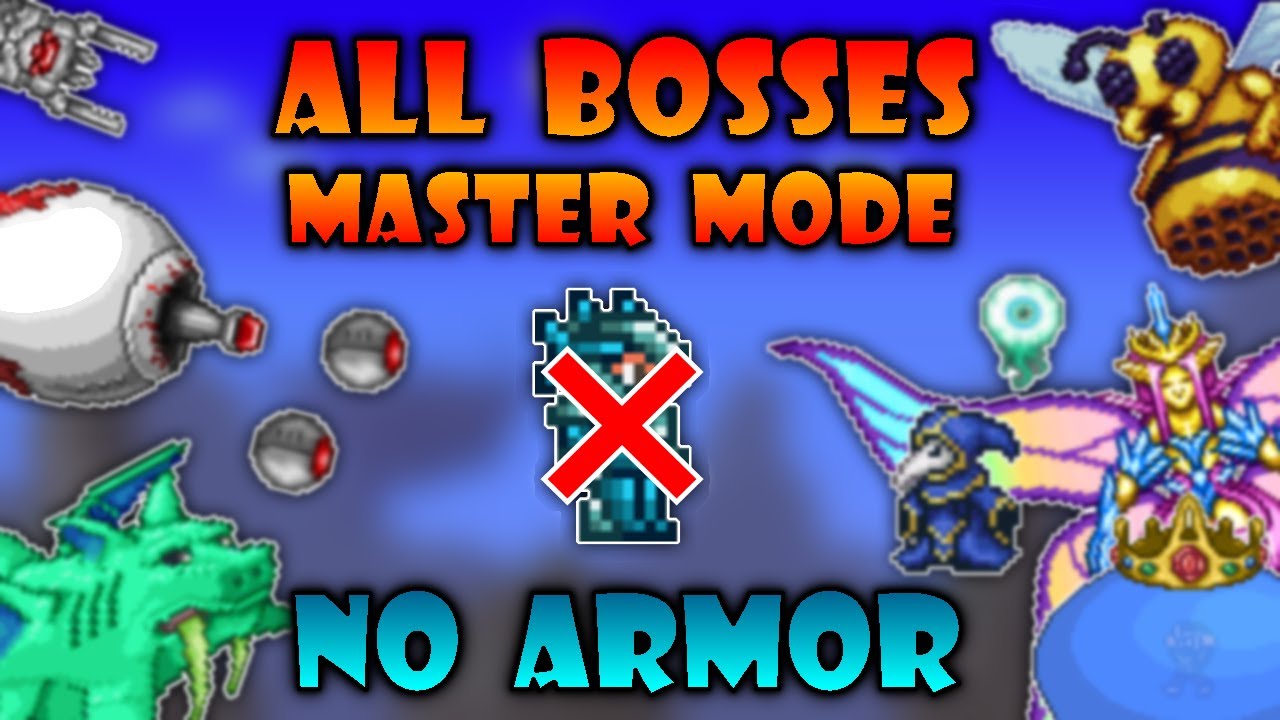 Terraria 1.4 Master Mode - All Bosses 