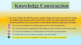 21st  CENTURY LEARNING DESIGN QUESTIONS AND ANSWERS || Knowledge Construction