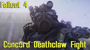 Concord Deathclaw fight - Fallout 4