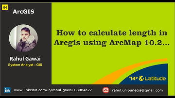 How to calculate length in Arcgis using ArcMap 10.2