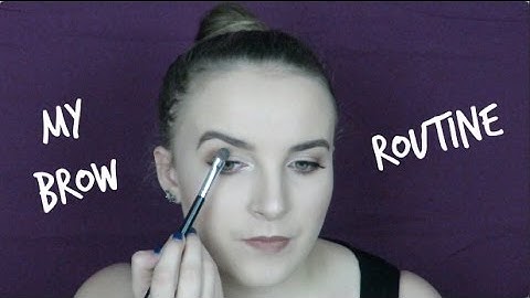 My Current Brow Routine | Riarna Forbes