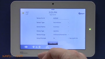 How to Program an RE122 Door Window Sensor into the Qolsys IQ Panel 2