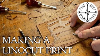 Making A Linocut Print from Start to Finish - Featuring Mr. Ritchie