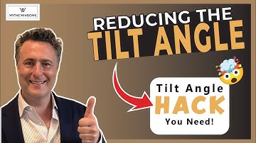 Wythe Windows - Reducing the Tilt Angle