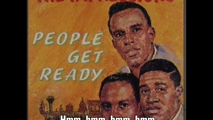 People Get Ready Lyric Video version - Lyric Video performance video thumbnail