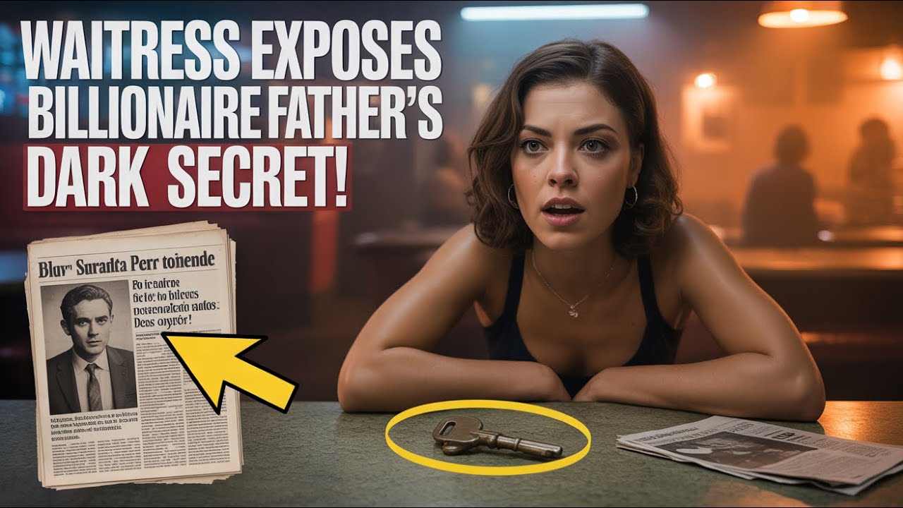 Waitress Reveals Shocking Truth About Her Billionaire Father at 3AM!