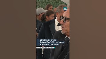 Speaking before he won, Gary Lineker breaks Ant and Dec’s 23-year streak at National TV Awards #news