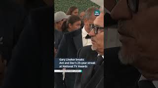 Speaking before he won, Gary Lineker breaks Ant and Dec’s 23-year streak at National TV Awards #news