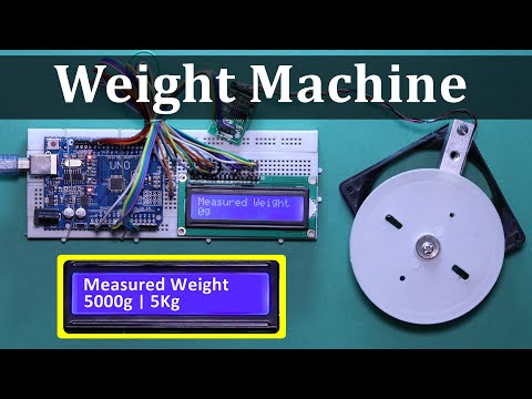 How to make Digital Weight Measuring Machine with Arduino | Arduino Project